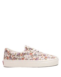 mehrfarbige niedrige Sneakers mit Blumenmuster von Vans