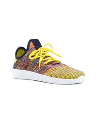 mehrfarbige niedrige Sneakers von Adidas By Pharrell Williams