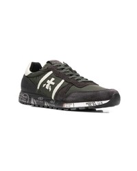 mehrfarbige niedrige Sneakers von White Premiata