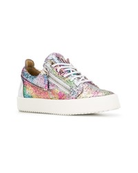 mehrfarbige niedrige Sneakers von Giuseppe Zanotti Design