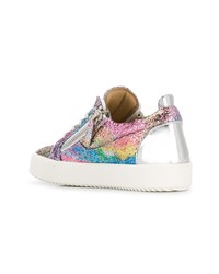 mehrfarbige niedrige Sneakers von Giuseppe Zanotti Design