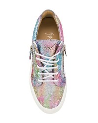 mehrfarbige niedrige Sneakers von Giuseppe Zanotti Design