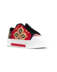 mehrfarbige niedrige Sneakers von Alexander McQueen