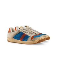 mehrfarbige niedrige Sneakers von Gucci