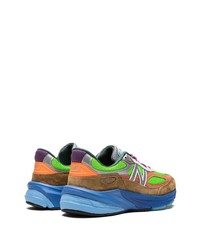 mehrfarbige niedrige Sneakers von New Balance