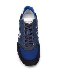 mehrfarbige niedrige Sneakers von White Premiata