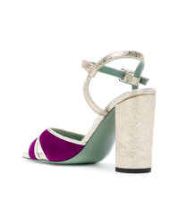 mehrfarbige Sandaletten von Paola D'arcano