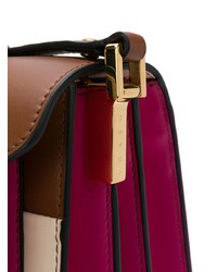 mehrfarbige Satchel-Tasche aus Leder von Marni