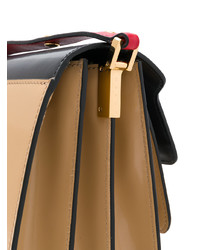 mehrfarbige Satchel-Tasche aus Leder von Marni