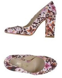 mehrfarbige Schuhe aus Segeltuch mit Blumenmuster