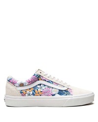mehrfarbige Segeltuch niedrige Sneakers mit Blumenmuster von Vans