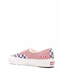 mehrfarbige Segeltuch niedrige Sneakers mit Karomuster von Vans