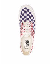 mehrfarbige Segeltuch niedrige Sneakers mit Karomuster von Vans