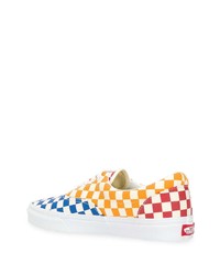 mehrfarbige Segeltuch niedrige Sneakers mit Karomuster von Vans