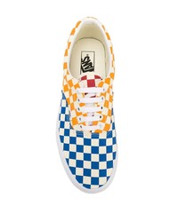 mehrfarbige Segeltuch niedrige Sneakers mit Karomuster von Vans