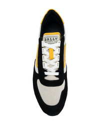 mehrfarbige Segeltuch niedrige Sneakers von Bally