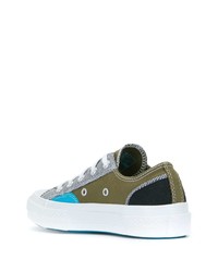 mehrfarbige Segeltuch niedrige Sneakers von Converse