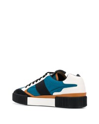 mehrfarbige Segeltuch niedrige Sneakers von Dolce & Gabbana