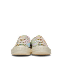 mehrfarbige Segeltuch niedrige Sneakers von Converse