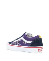 mehrfarbige Segeltuch niedrige Sneakers von Vans