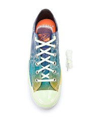mehrfarbige Segeltuch niedrige Sneakers von Converse