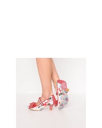 mehrfarbige Segeltuch Pumps mit Blumenmuster von Irregular Choice