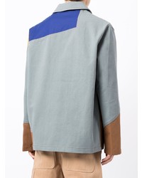 mehrfarbige Shirtjacke mit Flicken von Loewe