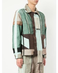 mehrfarbige Shirtjacke mit Flicken von Craig Green