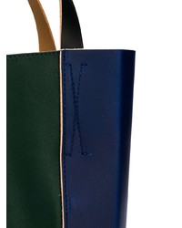 mehrfarbige Shopper Tasche aus Leder von Marni