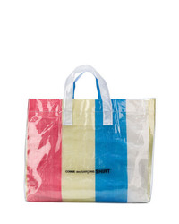 mehrfarbige Shopper Tasche aus Leder von Comme Des Garcons SHIRT