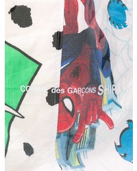 mehrfarbige Shopper Tasche aus Leder von Comme des Garcons