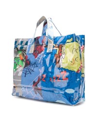 mehrfarbige Shopper Tasche aus Leder von Comme Des Garcons SHIRT