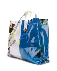 mehrfarbige Shopper Tasche aus Leder von Comme Des Garcons SHIRT