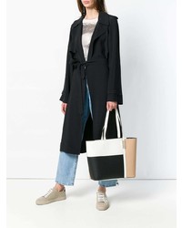 mehrfarbige Shopper Tasche aus Leder von DKNY