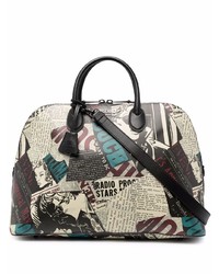 mehrfarbige Shopper Tasche aus Leder von Moschino