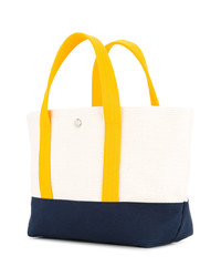 mehrfarbige Shopper Tasche aus Segeltuch von Cabas