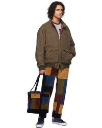 mehrfarbige Shopper Tasche aus Segeltuch von Noah