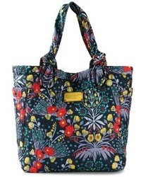mehrfarbige Shopper Tasche mit Blumenmuster von Marc by Marc Jacobs