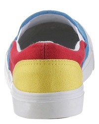 mehrfarbige Slip-On Sneakers aus Segeltuch von Arizona