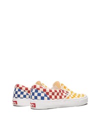 mehrfarbige Slip-On Sneakers aus Segeltuch von Vans