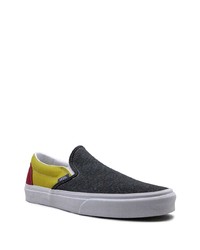 mehrfarbige Slip-On Sneakers aus Segeltuch von Vans