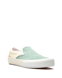 mehrfarbige Slip-On Sneakers aus Segeltuch von Vans