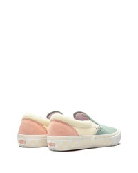 mehrfarbige Slip-On Sneakers aus Segeltuch von Vans