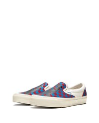 mehrfarbige Slip-On Sneakers aus Segeltuch von Vans