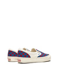 mehrfarbige Slip-On Sneakers aus Segeltuch von Vans