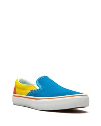 mehrfarbige Slip-On Sneakers aus Segeltuch von Vans