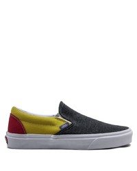 mehrfarbige Slip-On Sneakers aus Segeltuch von Vans