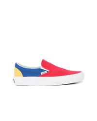 mehrfarbige Slip-On Sneakers aus Segeltuch von Vans