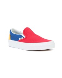 mehrfarbige Slip-On Sneakers aus Segeltuch von Vans