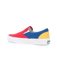 mehrfarbige Slip-On Sneakers aus Segeltuch von Vans